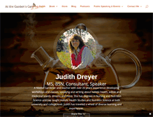 Tablet Screenshot of judithdreyer.com